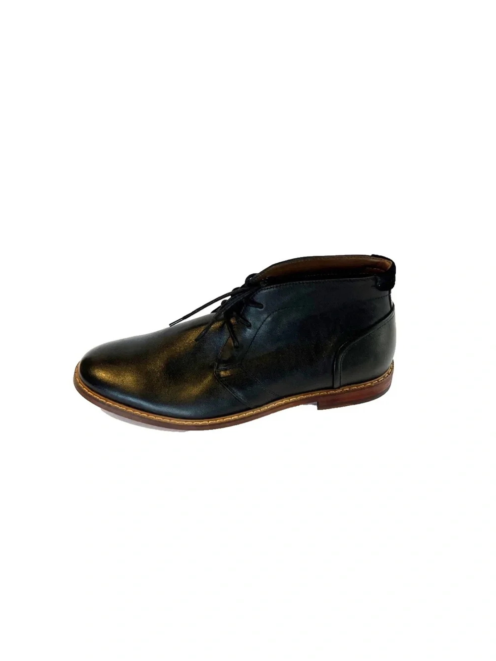 NEW Fairlane Black Leather Chukka Boots Men Size 10